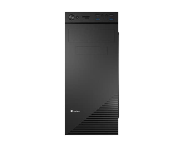 NATEC Cabassu G2, Midi Tower, PC, Svart, ATX, micro ATX, Mini-ITX, ABS, Nät, Metall, Plast, 16 cm
