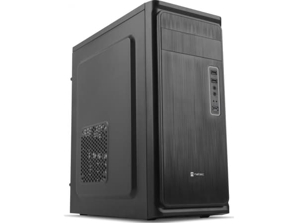 NATEC Armadillo G2, Midi Tower, PC, Svart, ATX, micro ATX, Mini-ITX, ABS, Nät, Metall, Plast, 16 cm
