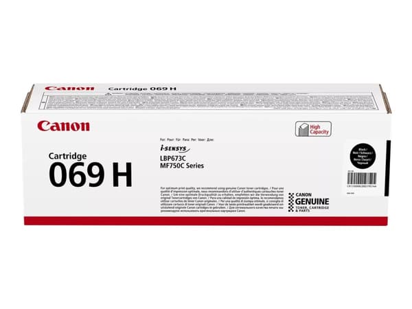 Canon 069H - Høykapasitets - svart - original - tonerpatron - for i-SENSYS LBP673Cdw, MF752Cdw, MF754Cdw