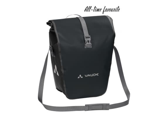 VAUDE Aqua Back, Satula, Polkupyörälaukku, Kangas, Polyuretaani, Musta, 48 L, 25 kg