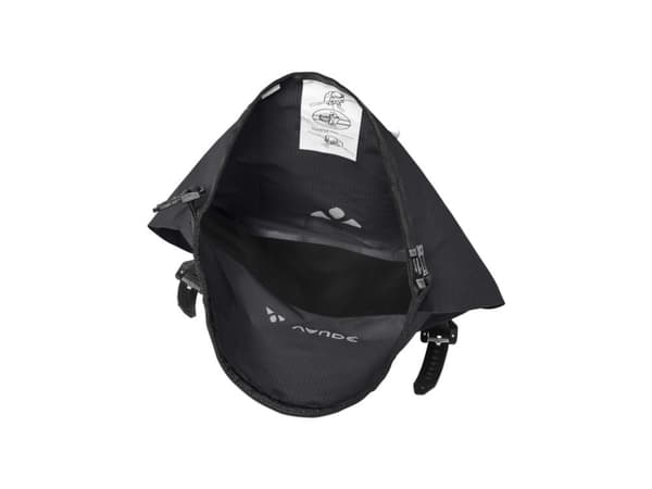 VAUDE Aqua Box Light, Framsida, Cykelväska, Nylon, Svart, 4 l, 2 kg