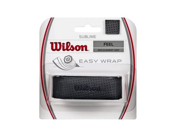 Wilson Sublime, Vaihtogrippi, Tennis, Musta, Yksivärinen, Kupla, 1 kpl