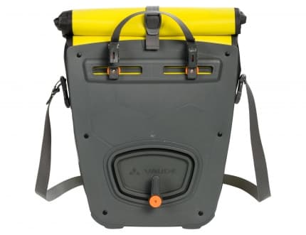 VAUDE Aqua Back, Satula, Polkupyörälaukku, Kangas, Polyuretaani, Musta, Keltainen, 48 L, 25 kg