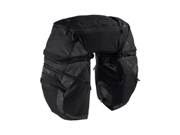 VAUDE Karakorum Pro, Taka, Polkupyörälaukku, Polyesteri, Polyuretaani, Musta, 65 L, 30 kg