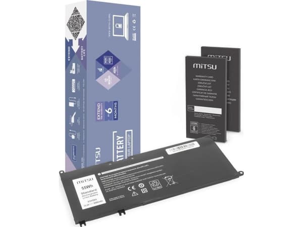 Batteri til Dell Inspiron 15 5587, 7588 3600 mAh (55 Wh) 15,2 Volt