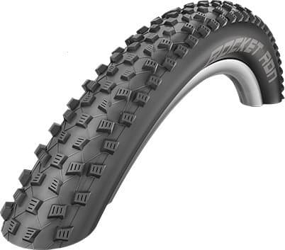 Schwalbe Rocket ron, 29", MTB, Tubeless Ready, Foldevulst, Terreng-dekk, Off-road, Sort
