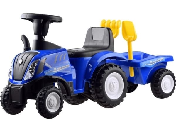 Jokomisiada New Holland TRAKTOR ride-on truck with ZA3691 trailer