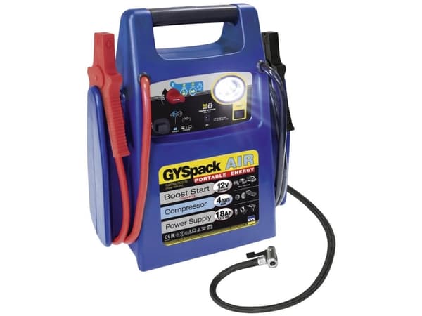 GYS Gyspack Air, 18000 mAh, AC, 12 V, 355 mm, 195 mm, 430 mm
