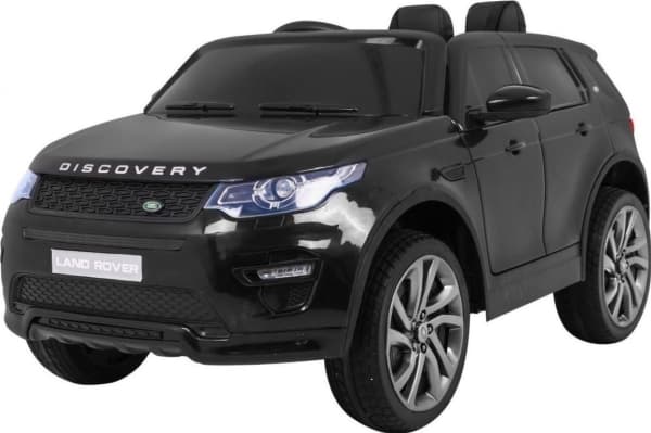 Land Rover Discovery lapsille Musta + Kaukosäädin + 5-pistevaljaat + Istuimen säätö + EVA + MP3-LED