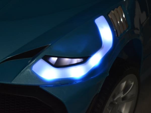 Jokomisiada Cabriolet-bil med batteri PA0270 och häftfunktion,blå
