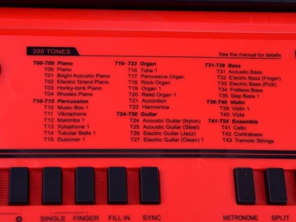 Jokomisiada Stort Keyboard Orgel 61 tangenter + mikrofon IN0140