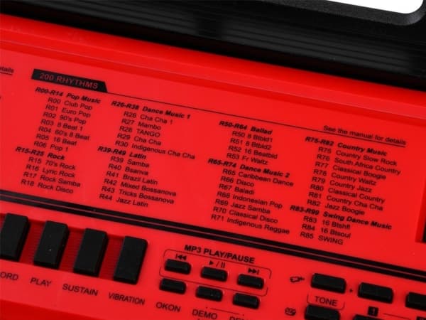 Jokomisiada Stort Keyboard Orgel 61 tangenter + mikrofon IN0140