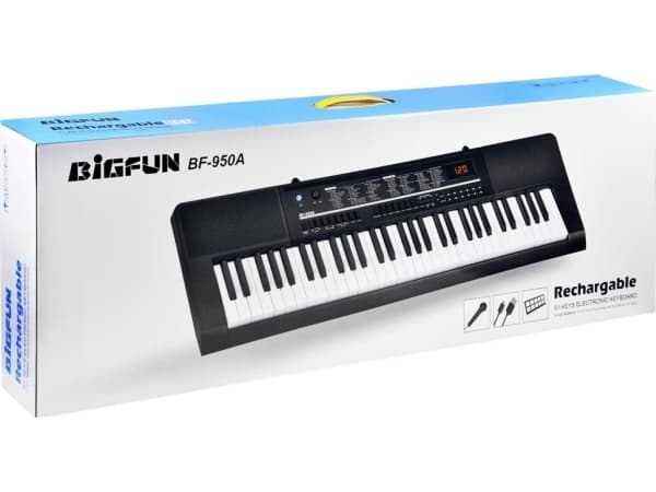 Jokomisiada Stort Keyboard Orgel 61 tangenter + mikrofon IN0140