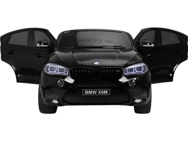 Joko BMW X6M 2-personers batteribil XXL Målad svart