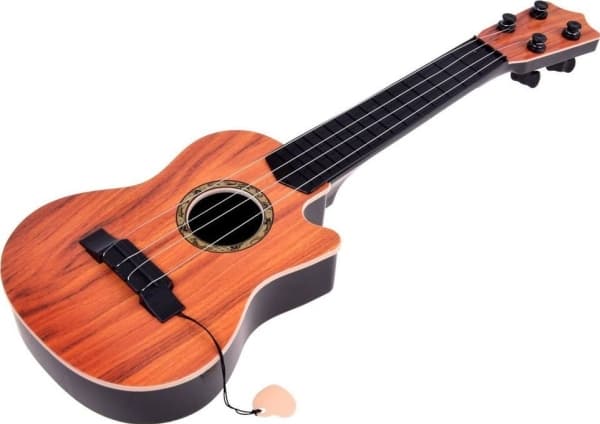 Jokomisiada 4-strängad gitarr för barn fjäder IN0120