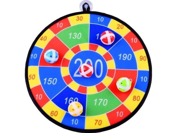 Jokomisiada Shield set om 4 kardborreband bollspel GR0514