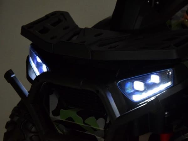 Jokomisiada Stora QUAD 4x4 LED-lampor EVA-hjul PA0230