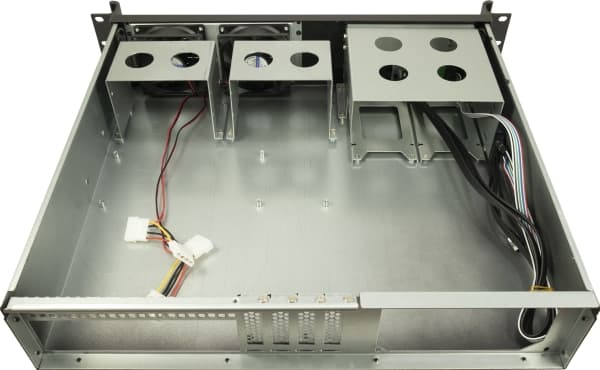 Inter-Tech IPC 2U-K240L - Rackmonterbar - 2U - micro ATX - ingen strømforsyning (ATX) - USB
