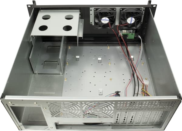 Inter-Tech 4U-K-439L, Teline, Palvelin, Musta, ATX, EATX, mikro ATX, Mini-ITX, Alumiini, Terästä, 4U