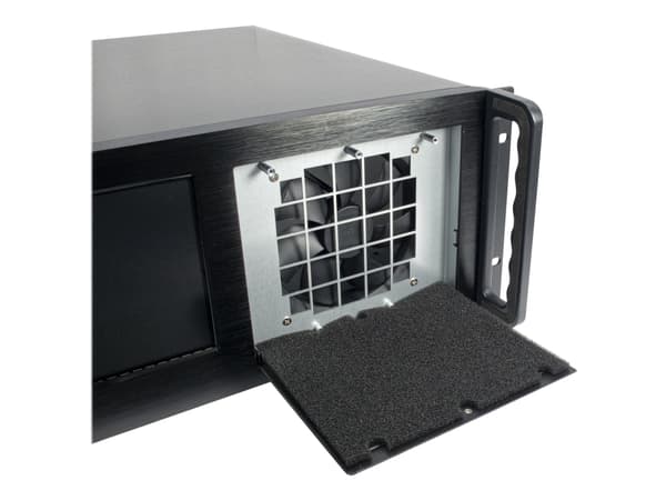Inter-Tech IPC 4U-4460TFT - Rackmonterbar - utvidet ATX (E-ATX) - ingen strømforsyning (ATX / PS/2) - USB