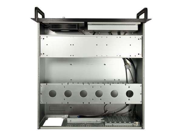 Inter-Tech IPC 4U-4460TFT - Rackmonterbar - utvidet ATX (E-ATX) - ingen strømforsyning (ATX / PS/2) - USB