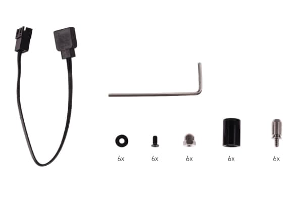 Alphacool Core Distro Plate, Säiliö, Akryyli, Läpinäkyvä, 3-Pin JST + 3-Pin 5V, 1/4", 3-pin