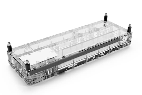 Alphacool 15475, Vesiblokki, Akryyli, Läpinäkyvä, 3-pin JST + 3-pin 5V, 1/4", 0,8 bar
