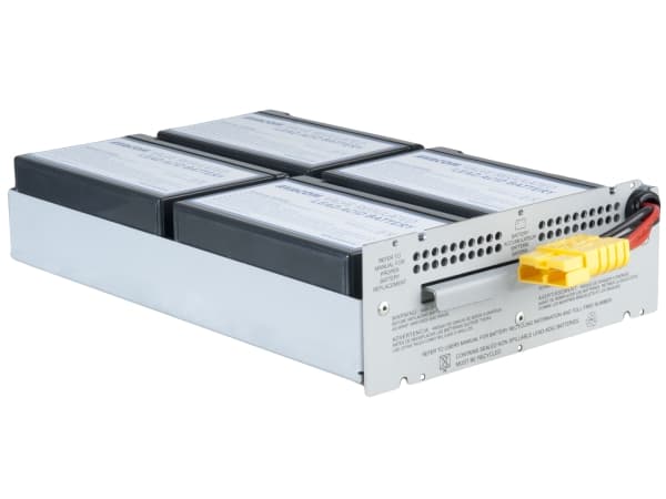 AVACOM AVA-RBC24, Forseglet blysyre (VRLA), 4 stykker, Aluminium, Sort, APC RBC24, 12,7 kg, 83 mm