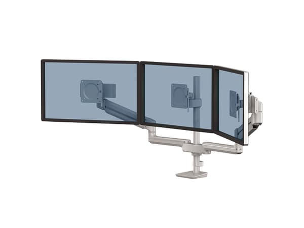 Fellowes Tallo 8614201, Klemme/malje, 9 kg, 68,6 cm (27"), 100 x 100 mm, Høydejustering, Sølv