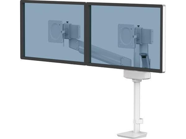 Fellowes Tallo 8616601, Klämma/genomföring, 9 kg, 101,6 cm (40"), 100 x 100 mm, Höjdjustering, Vit