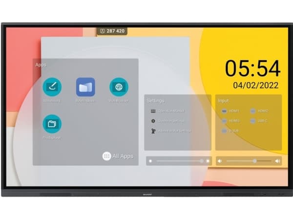 Sharp PN-L652B, 165,1 cm (65"), 3840 x 2160 piksler, LCD, Full-Array, 16:9, 350 cd/m²