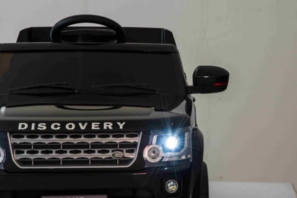 Land Rover Discovery elbil for barn svart + fjernkontroll + EVA-hjul + gratis start + MP3-radio