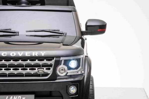 Land Rover Discovery elbil for barn svart + fjernkontroll + EVA-hjul + gratis start + MP3-radio