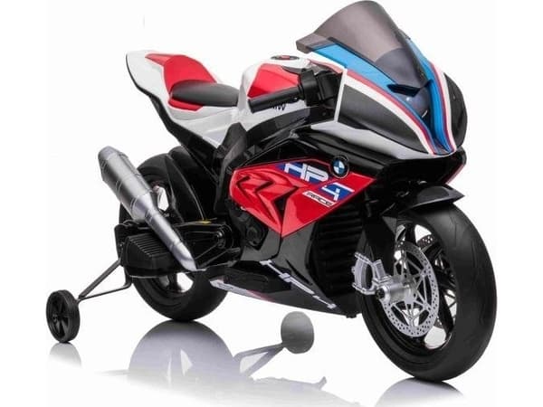 Import SUPER-TOYS BATTERY MOTOR CHARACTER GENUINE BMW HP4 RACE, EVA WHEELS, SOFT SEAT/JT5001