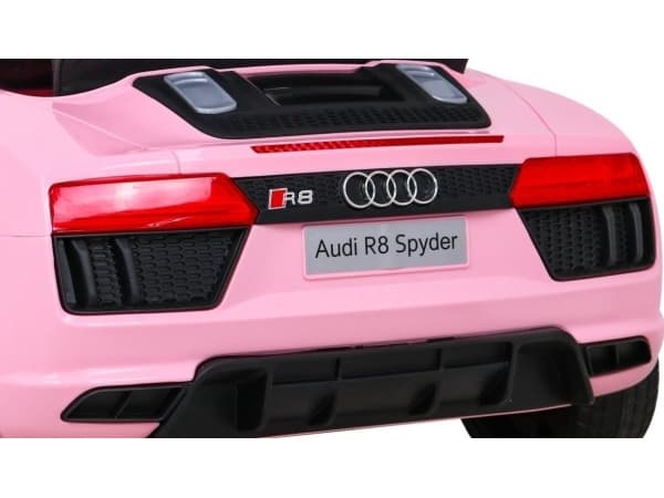 Audi R8 akku auto vauvan vaaleanpunainen