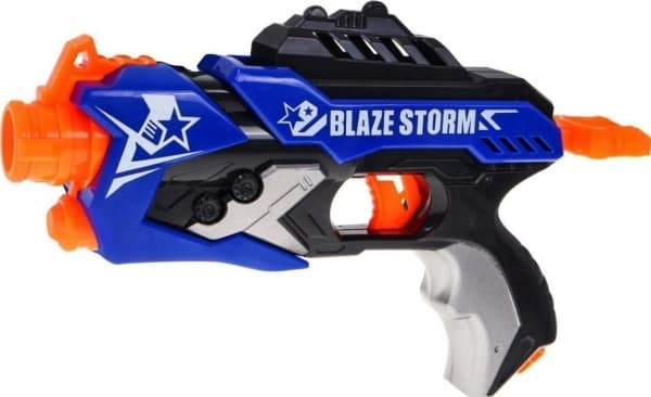 8+ Kids Spring Blaze Storm Gun 5 kuler skumballer + manuell mekanisme