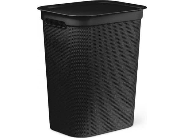 Rotho tvättkorg 50L BRISEN svart