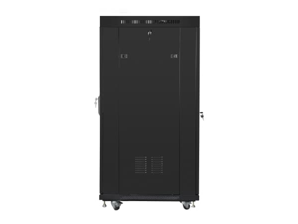 19" 27U 800X1200 SVART GLASDÖRR LCD LANBERG INSTALLATIONSRACK (PLATT PAKET)