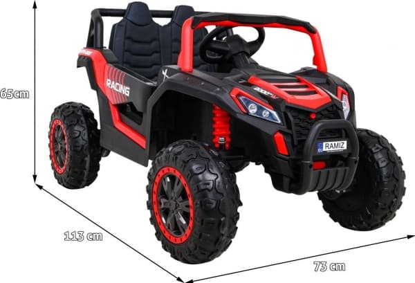 Ramiz Batteri Buggy UTV 2000M Racing Röd