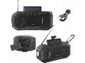 Miniatyrbilde 2 av 3: Renkforce RF-CR-300 Outdoorradio FM, AM (1018) Nødradio, Bluetooth, SD genopladelig, Solcellepanel, Håndsving, Lommelygte Sort