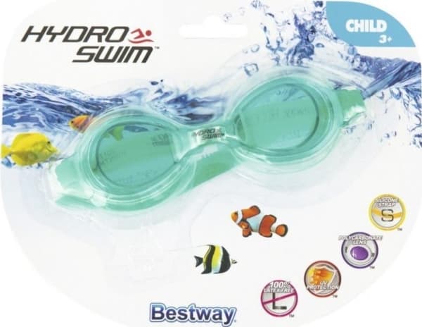 Bestway Bestway Okularki Do Pływania Zielone Hydro-Swim BESTWAY