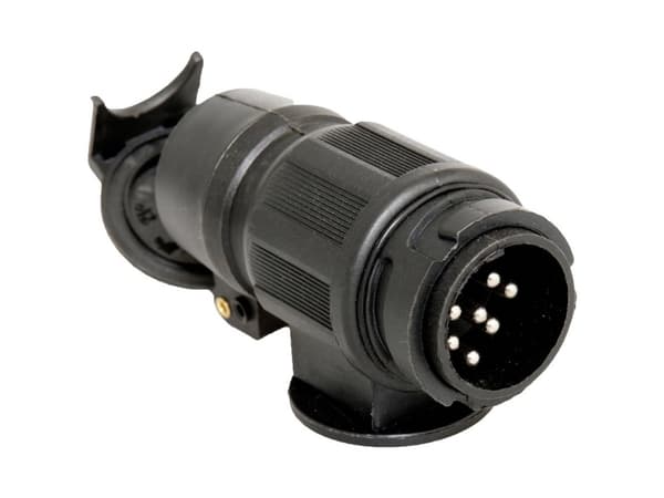 HP Autozubehör 28649 Perävaunusovitin [pistorasia 13-nastainen - 7-nastainen liitin] Muovi