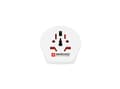 Miniatyrbilde 1 av 5: SKROSS reiseadapter, verden --> EUR, jordet