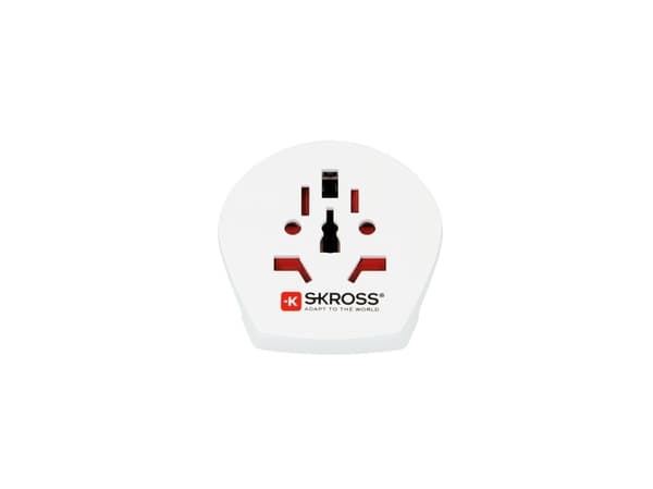 SKROSS reiseadapter, verden --> EUR, jordet
