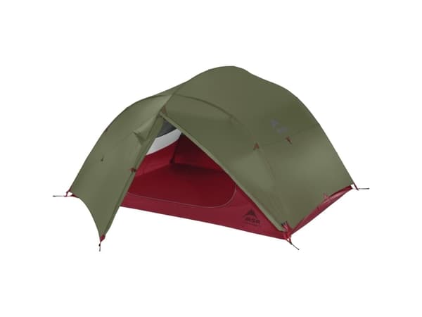 MSR 09304, Kupoliteltta, 3 henkilö(t), Ilmanvaihto, Säänkestävä, Khaki, Punainen