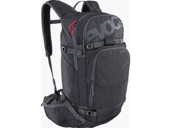 EVOC Line 30L, Kehikoton, Randohiihto, Hiili, Harmaa, Unisex, Takatasku, Etutasku, Laskettelulasitasku, Lantiovyötasku, Matkapuhelintasku, Avaintasku