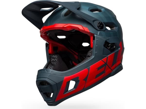 Bell Helmets Super DH Spherical, Heldekkende hjelm, Innformet, Hjelmvisir, Matt
