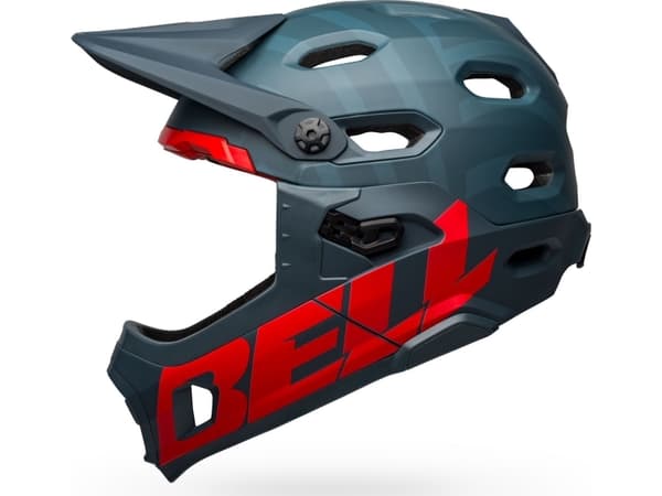 Bell Helmets Super DH Spherical, Heldekkende hjelm, Innformet, Hjelmvisir, Matt
