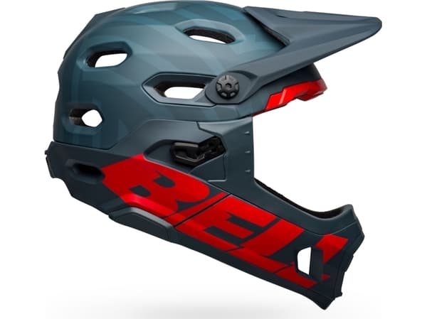 Bell Helmets Super DH Spherical, Heldekkende hjelm, Innformet, Hjelmvisir, Matt