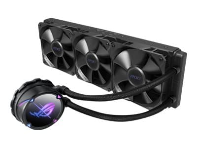 ASUS ROG STRIX LC II 360, Nestejäähdytyspakkaus, 12 cm, 37,6 dB, 80,95 cfm, 137,5 m³/h, Musta musta